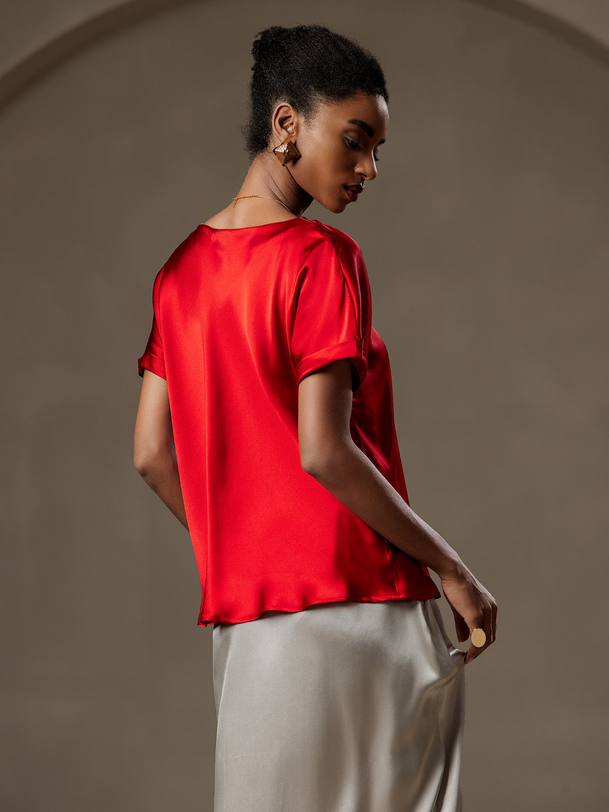 Reyanna™ | Silke Tillfällig Kortärmad T-Shirt