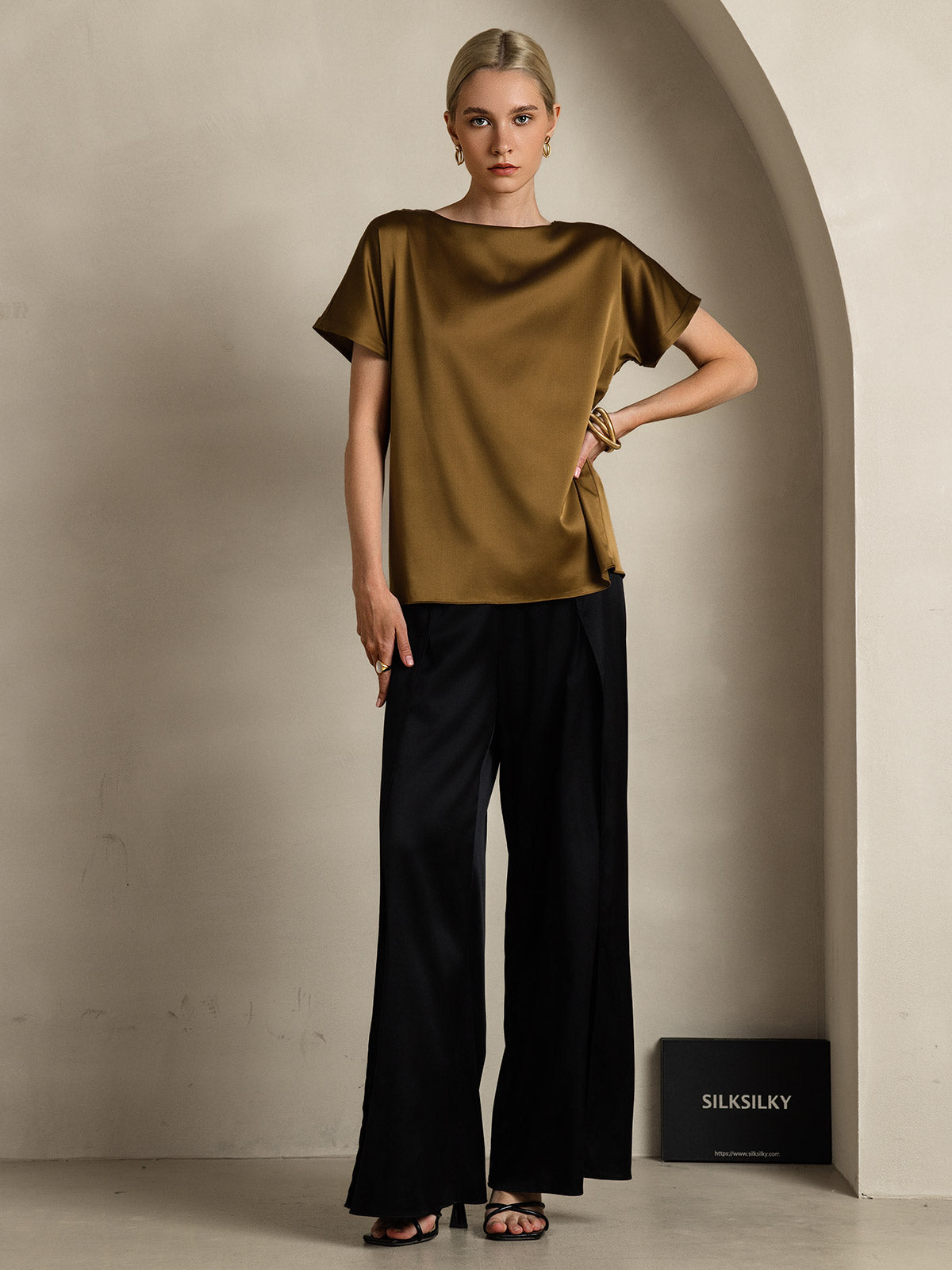 Reyanna™ | Silke Tillfällig Kortärmad T-Shirt