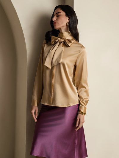 Reyanna™ | Sidenmode Slipskrage Skjorta