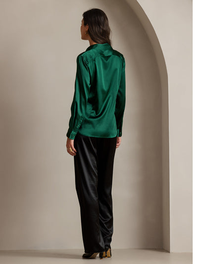 Reyanna™ | Silke Bas Krage Skjorta