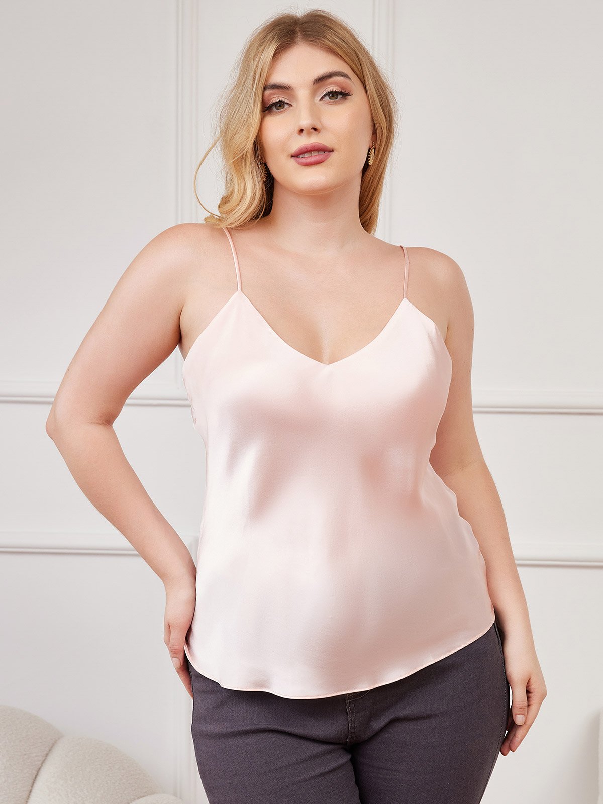 Reyanna™ | Ren Silke Spaghetti Band Plus Size Camisole