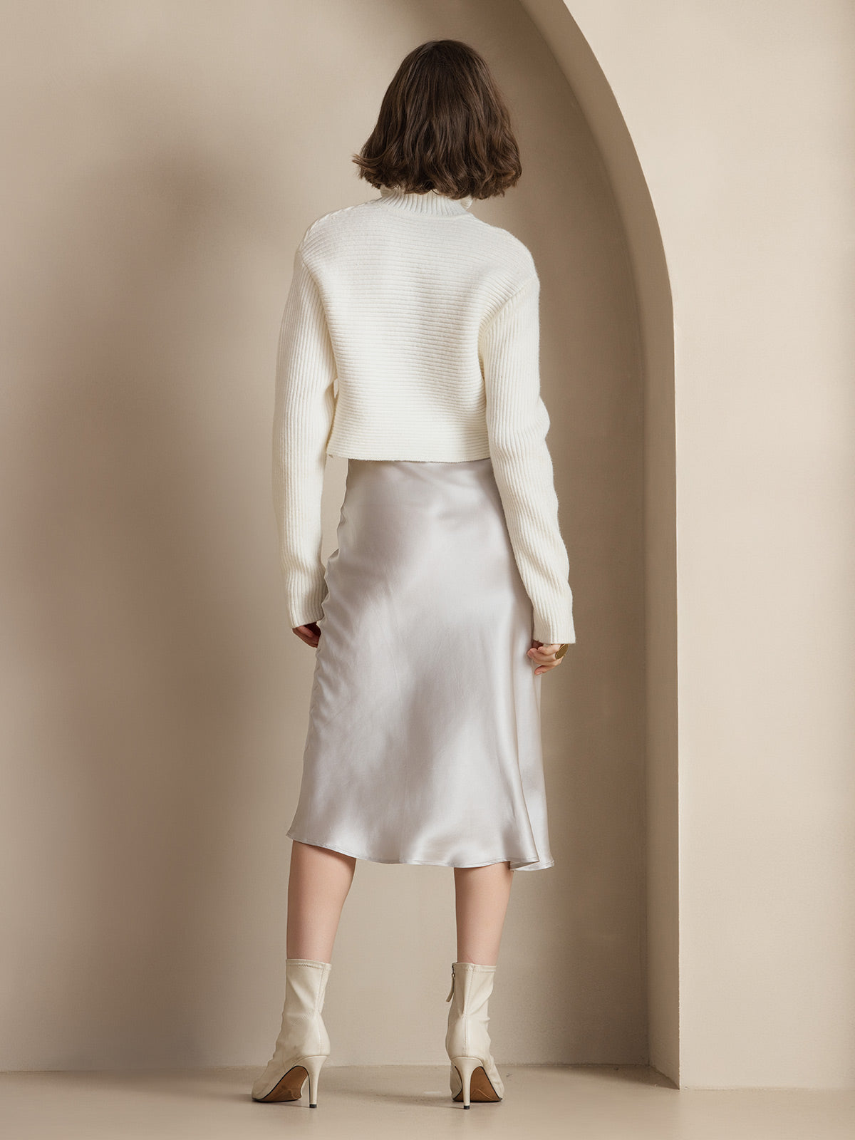 Reyanna™ | Elegant Basik Kjol i Ren Silke