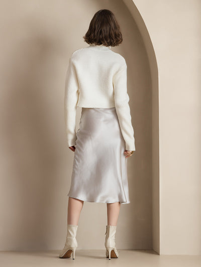 Reyanna™ | Elegant Basik Kjol i Ren Silke