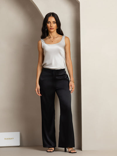 Reyanna™ | Silke U-ringad Axelbands Camiseta Top