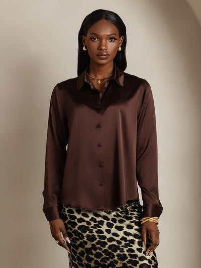 Reyanna™ | Basic Military Lapel Skjorta