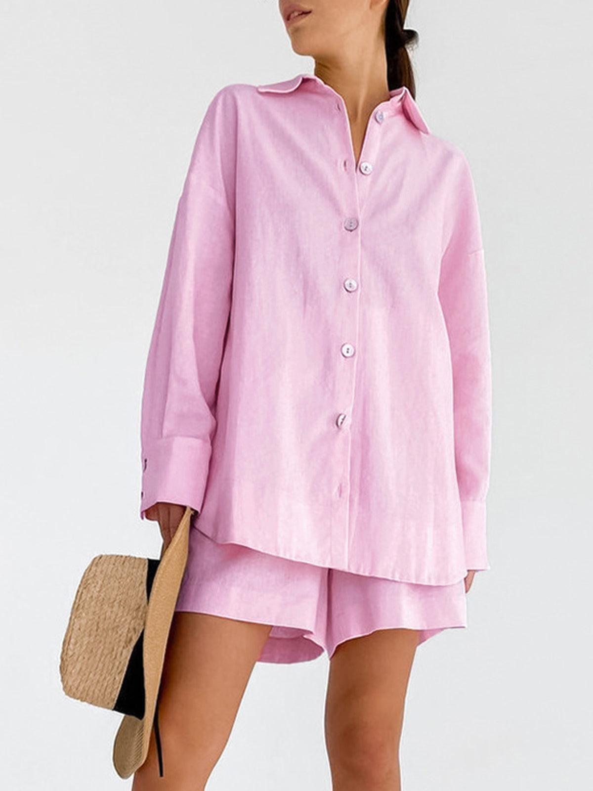 Reyanna™ | Cotton Beach Two Piece Shorts Set