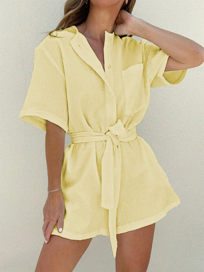 Reyanna™ | Tied Cotton Jumpsuit