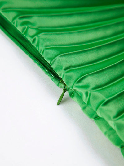 Reyanna™ | Bold In Pleat Satin Cutout Long Dress