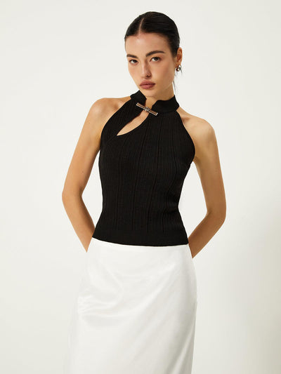 Reyanna™ | Asymmetrical Button Sweater Vest