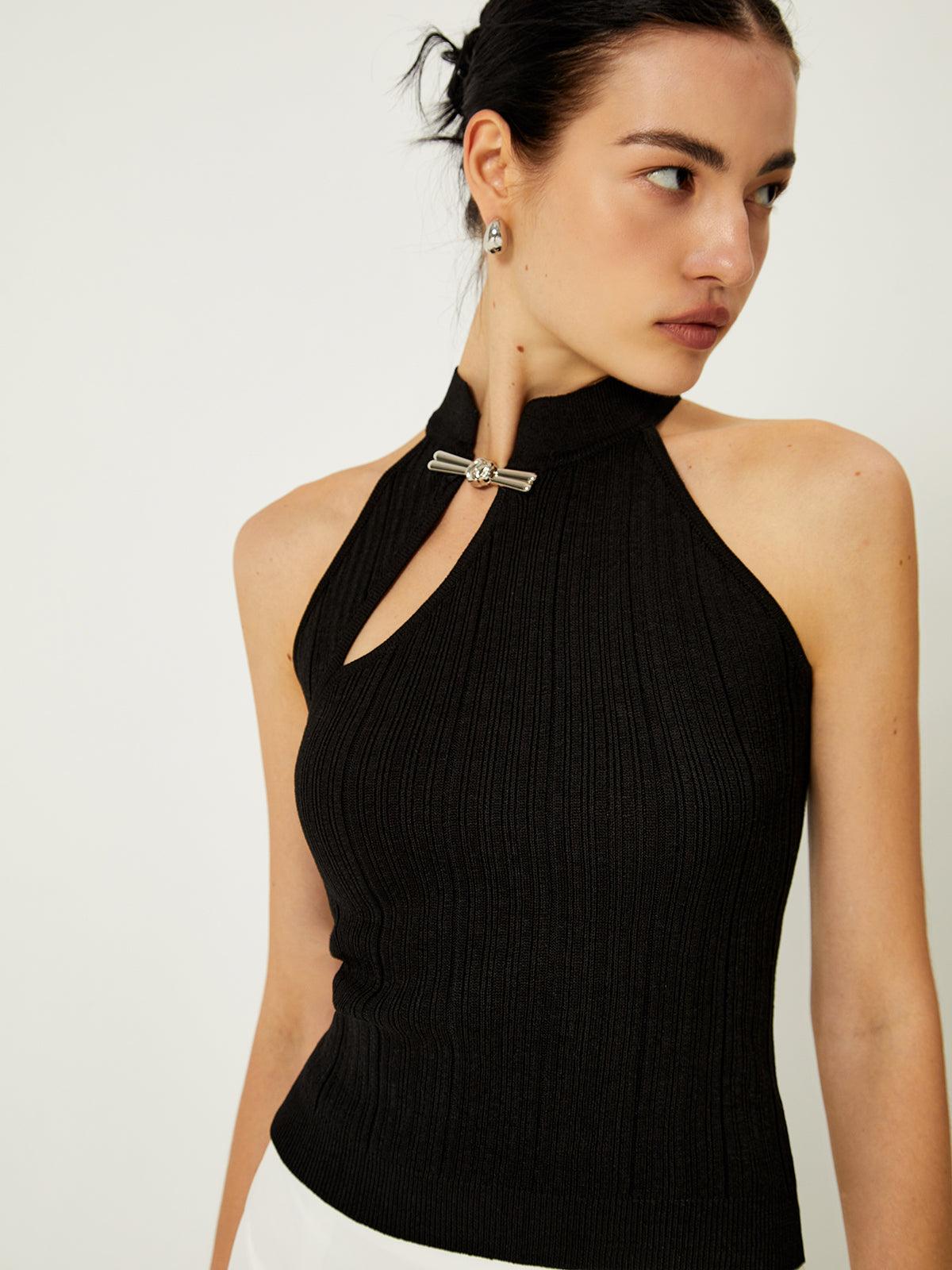 Reyanna™ | Asymmetrical Button Sweater Vest
