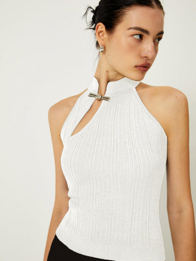 Reyanna™ | Asymmetrical Button Sweater Vest