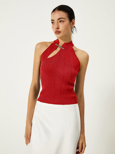 Reyanna™ | Asymmetrical Button Sweater Vest