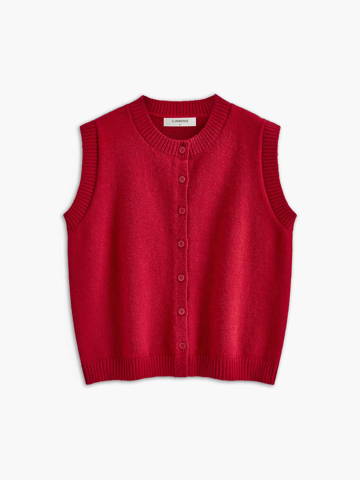 Reyanna™ | Casual Button Up Sweater Vest