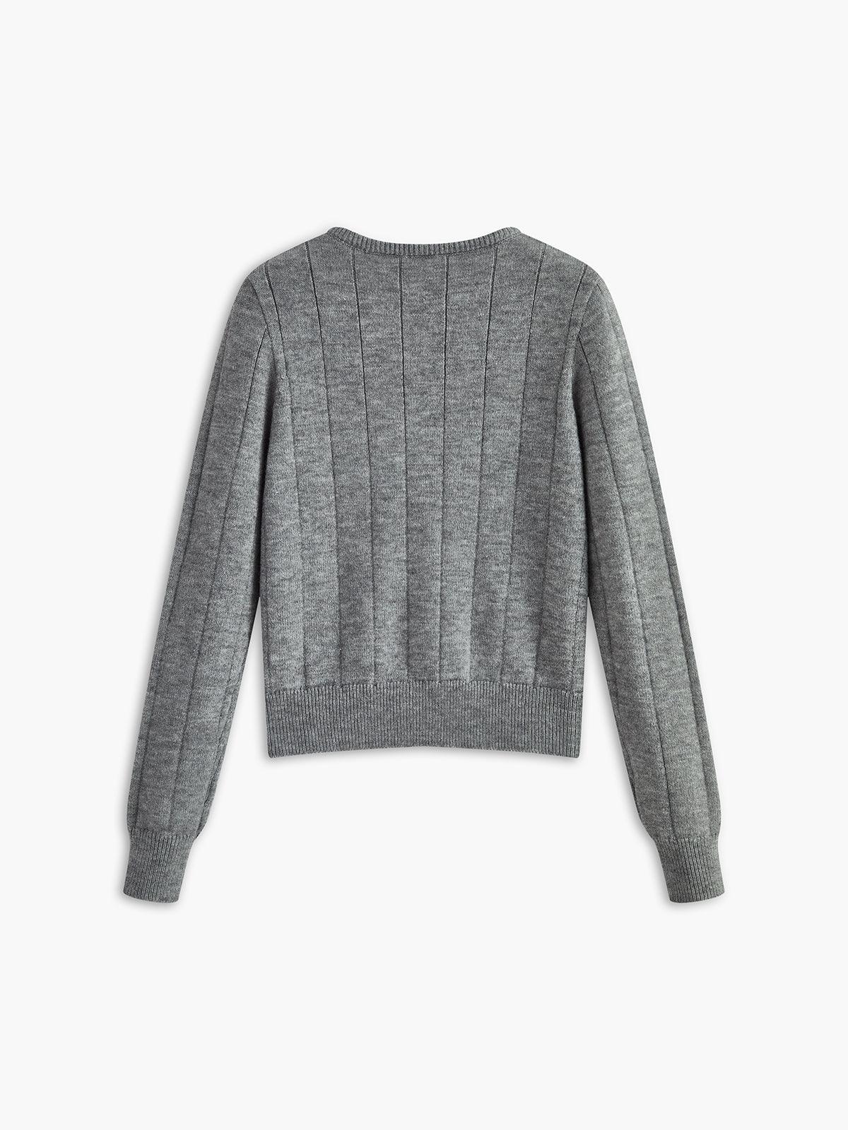 Reyanna™ | Crew Neck Button Soft Cardigan