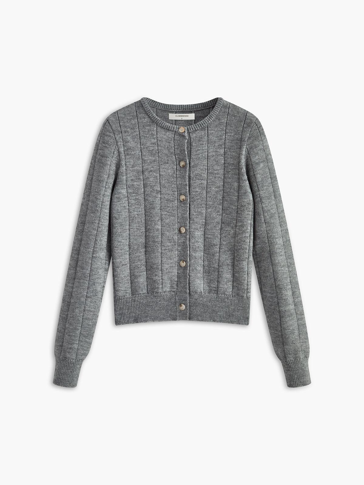 Reyanna™ | Crew Neck Button Soft Cardigan