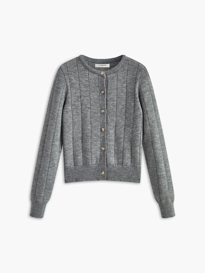 Reyanna™ | Crew Neck Button Soft Cardigan