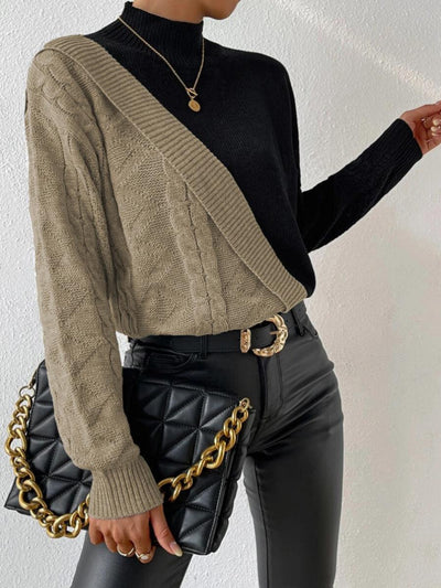 Reyanna™ | Color Block Pullover Sweater