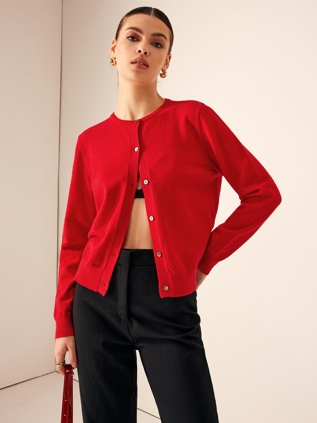 Reyanna™ | Button Down Cashmere-Blend Cardigan