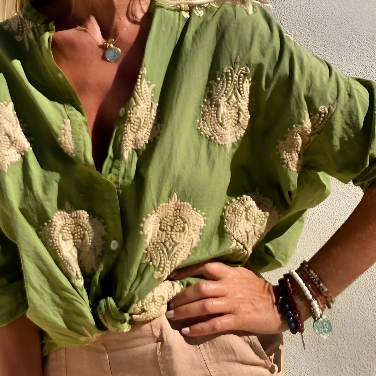 Reyanna |Rebecka | Ibiza-stil Blus