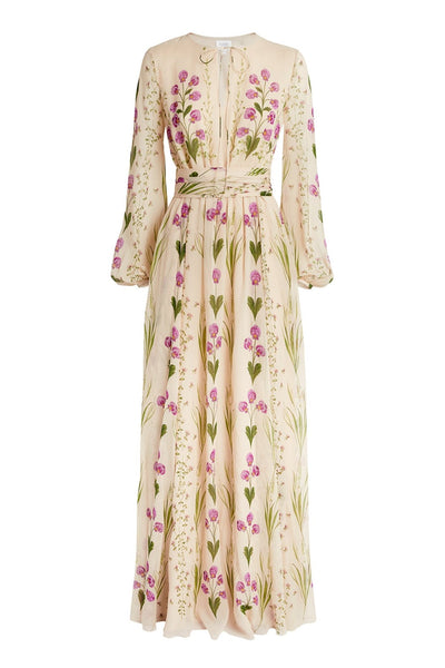 Reyanna™ | Floral Print Long Sleeve Maxi Dress