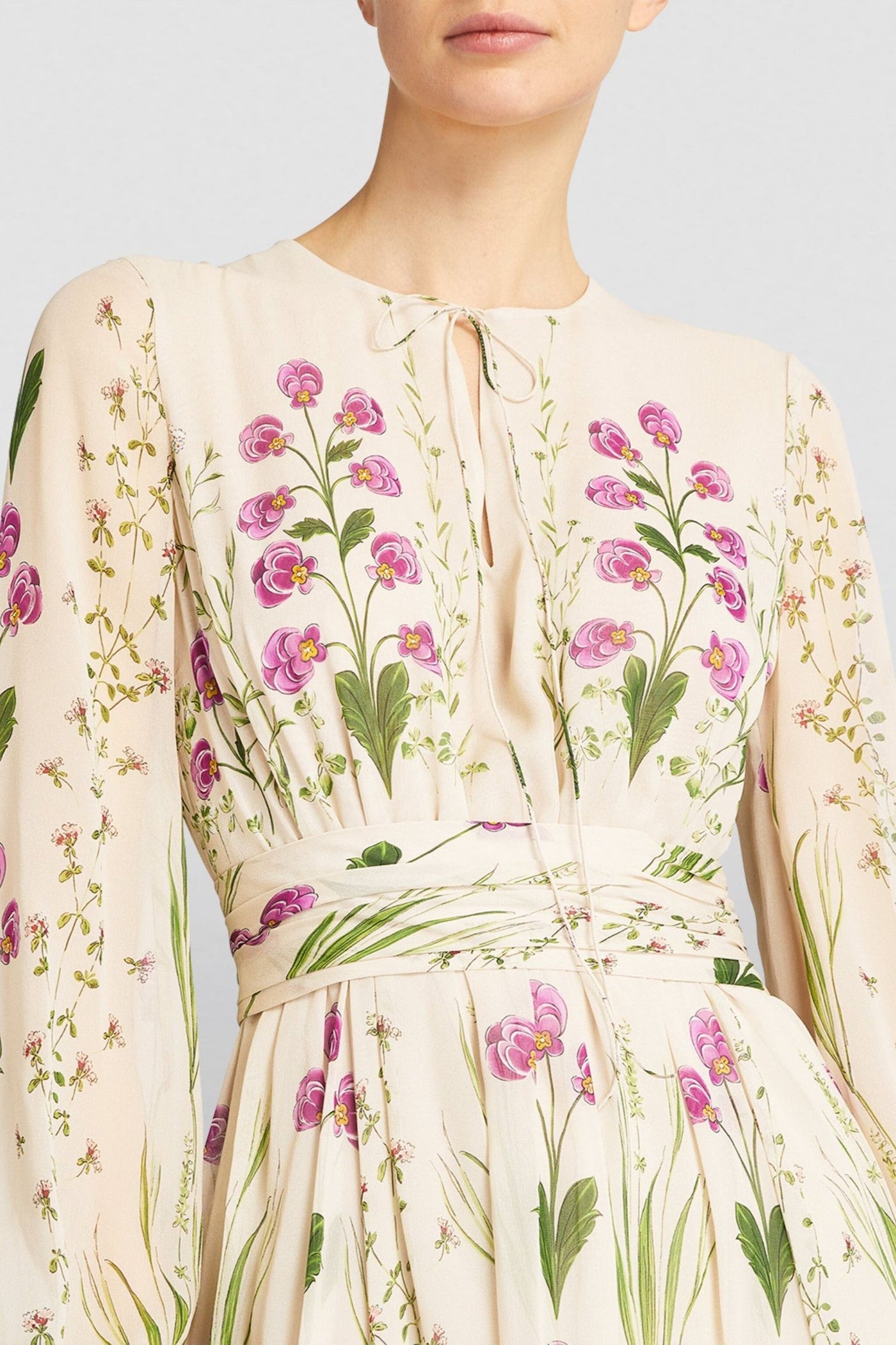 Reyanna™ | Floral Print Long Sleeve Maxi Dress