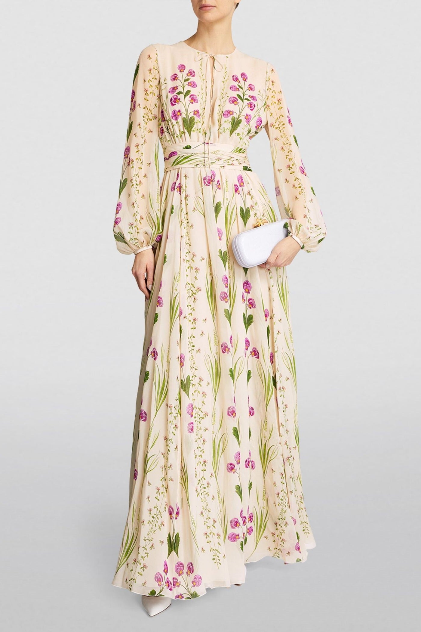 Reyanna™ | Floral Print Long Sleeve Maxi Dress