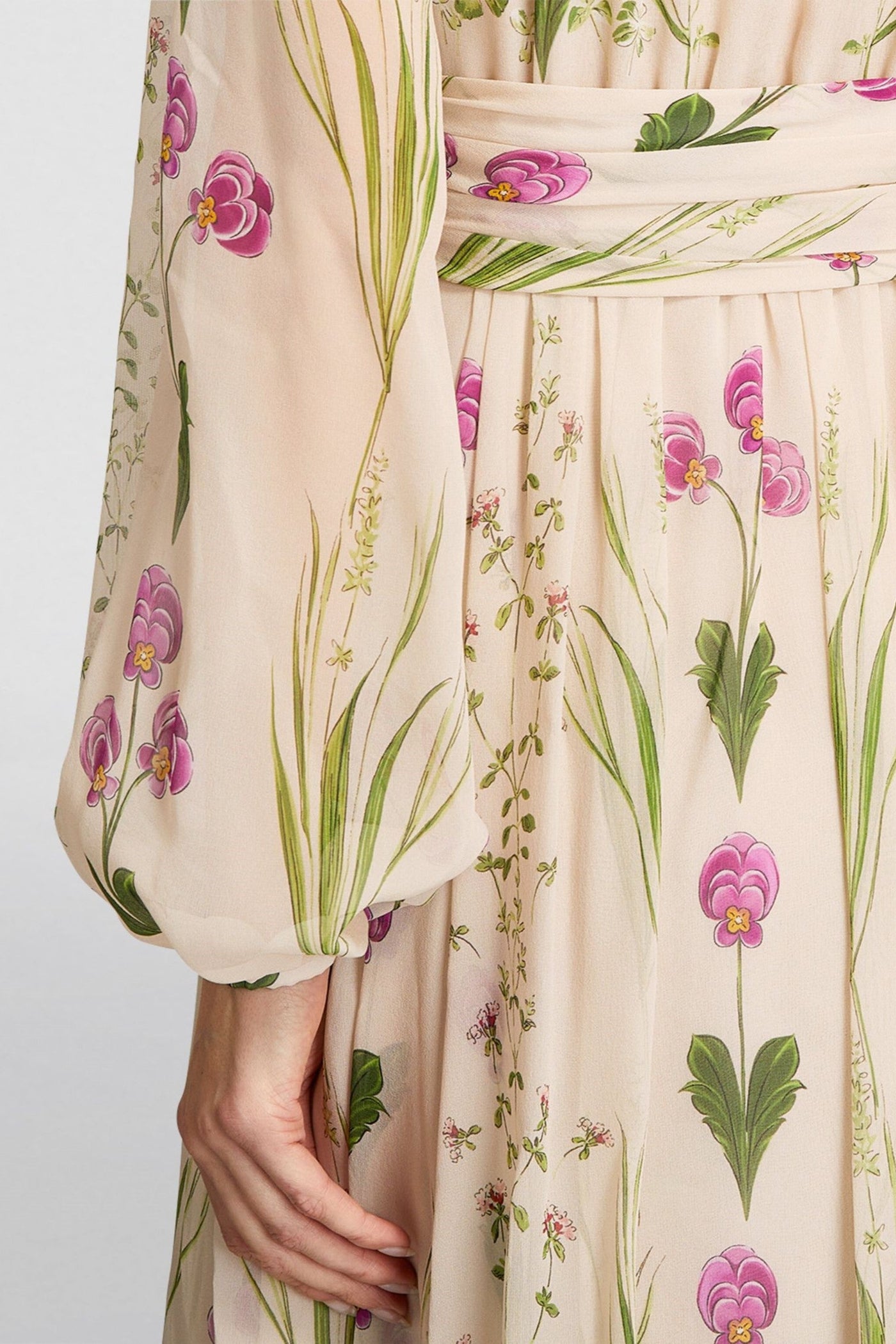 Reyanna™ | Floral Print Long Sleeve Maxi Dress