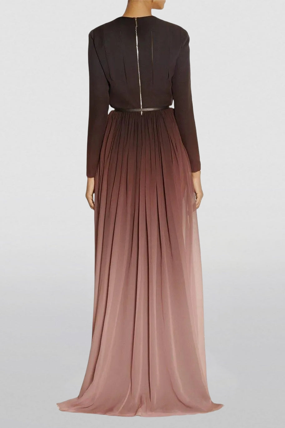Reyanna™ | Gradient Color Runched Maxi Dress