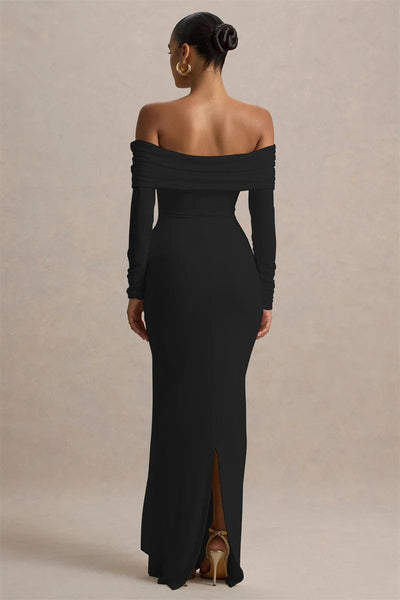 Reyanna™ | Solid Jersey Knotted Maxi Dress