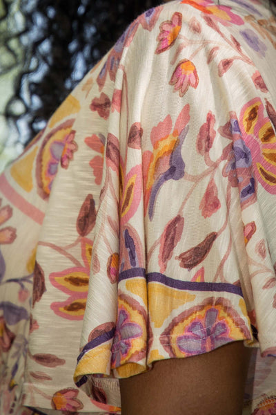 My smocked maxi jersey dress