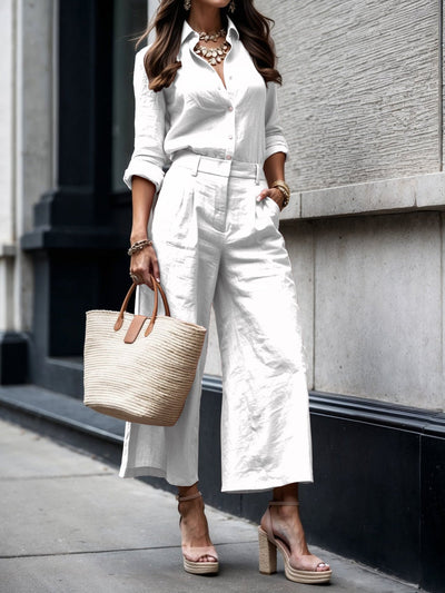 Reyanna™ | Pink Capri Pants and Loose Shirt Set