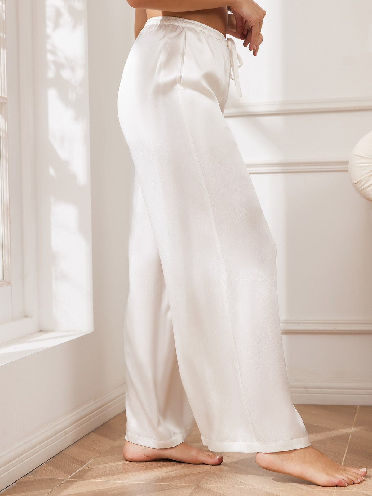 Reyanna™ | Rent Silke Casual Byxor