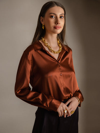 Reyanna™ | Basic Military Lapel Skjorta