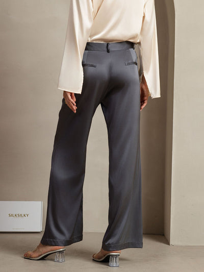 Reyanna™ | Silke Dambyxor Raka Och Med Sidofickor Design