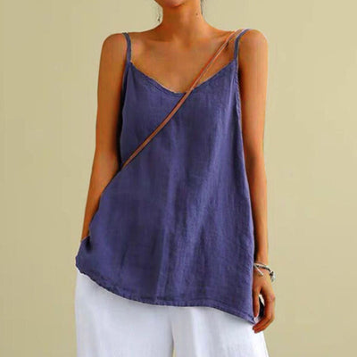 Reyanna™ | Solid Color Casual Sleeveless Tank Top