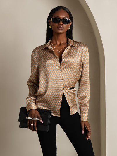 Reyanna™ | Basic Military Lapel Skjorta