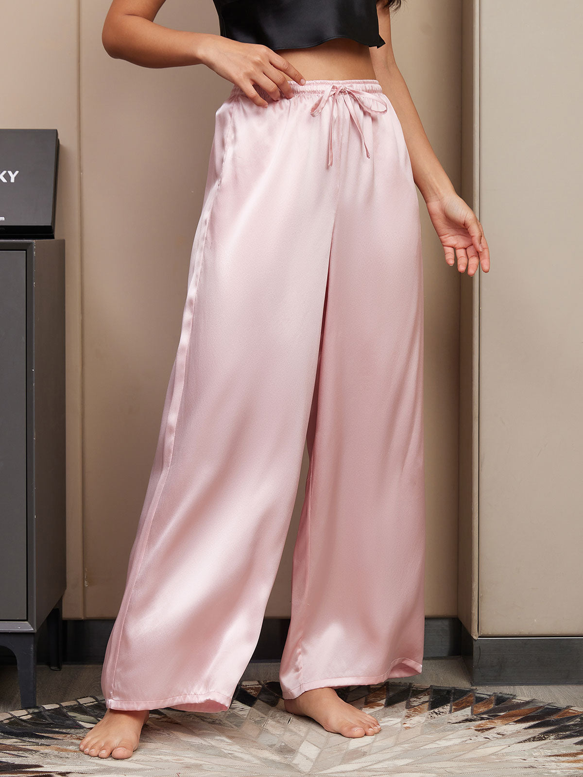 Reyanna™ | Rent Silke Casual Byxor