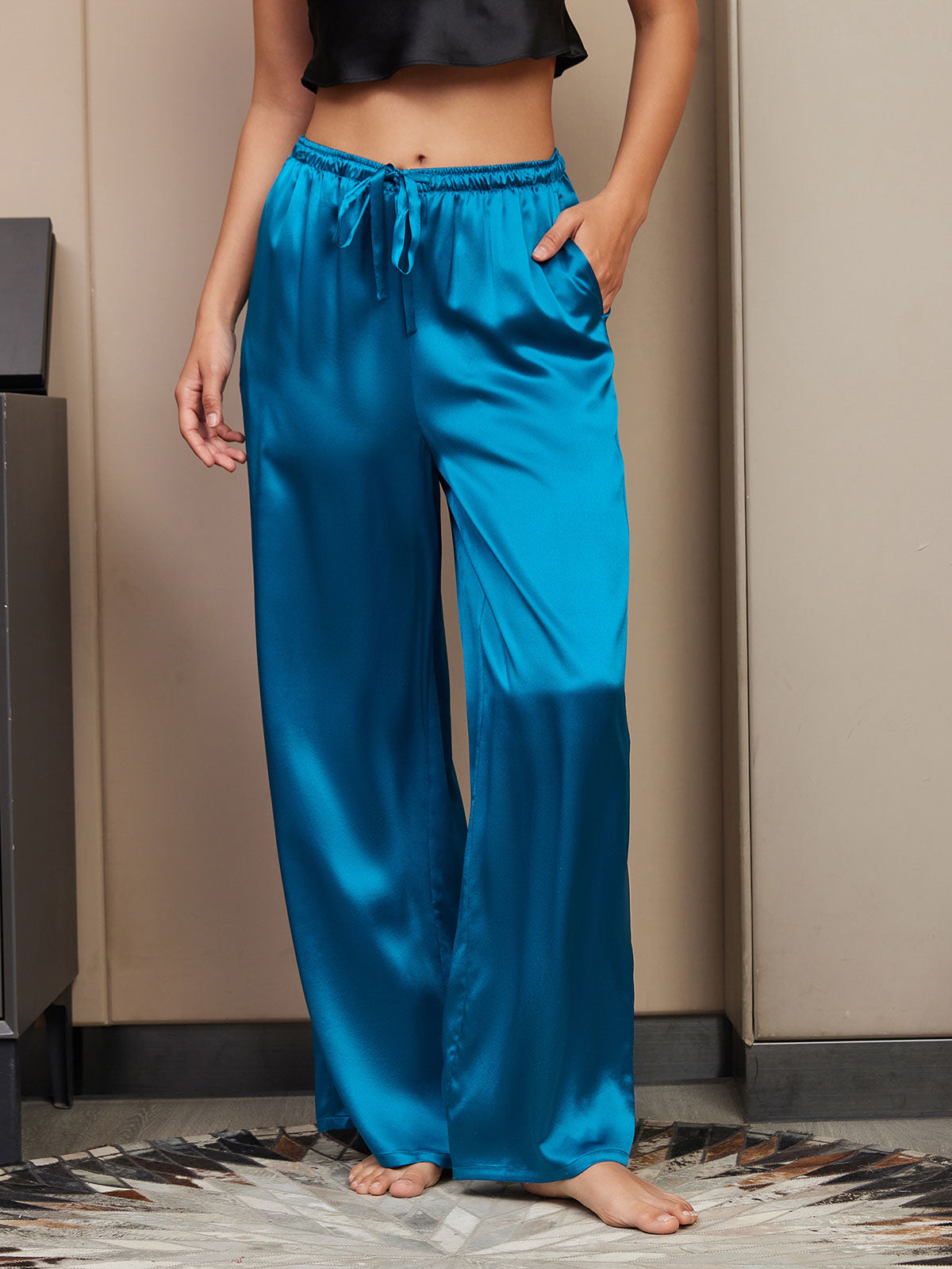 Reyanna™ | Rent Silke Casual Byxor