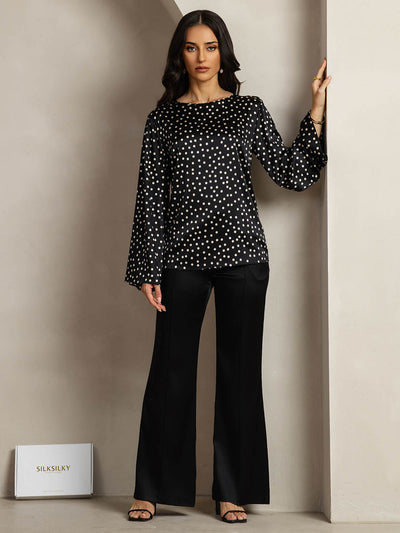 Reyanna™ | Silke Långärmad Blus