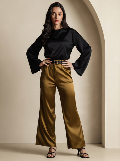 Reyanna™ | Silke Långärmad Blus