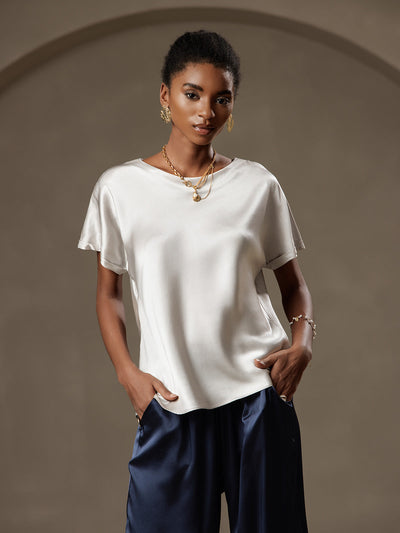 Reyanna™ | Silke Tillfällig Kortärmad T-Shirt