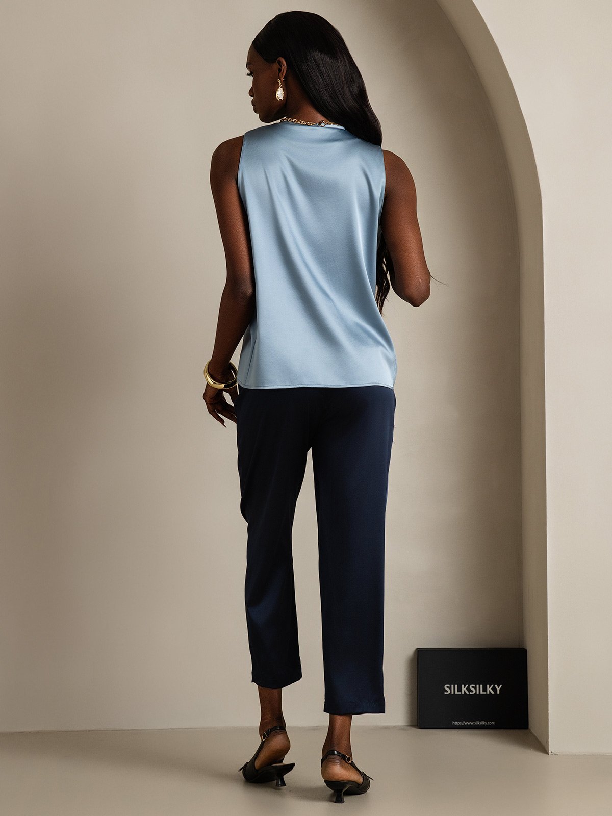 Reyanna™ | Silke Ärmlös V-hals Tanktop