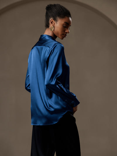 Reyanna™ | Silke Bas Krage Skjorta