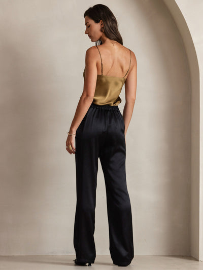 Reyanna™ | V-ringning Ren Silke Spaghettiband Camisole-linne