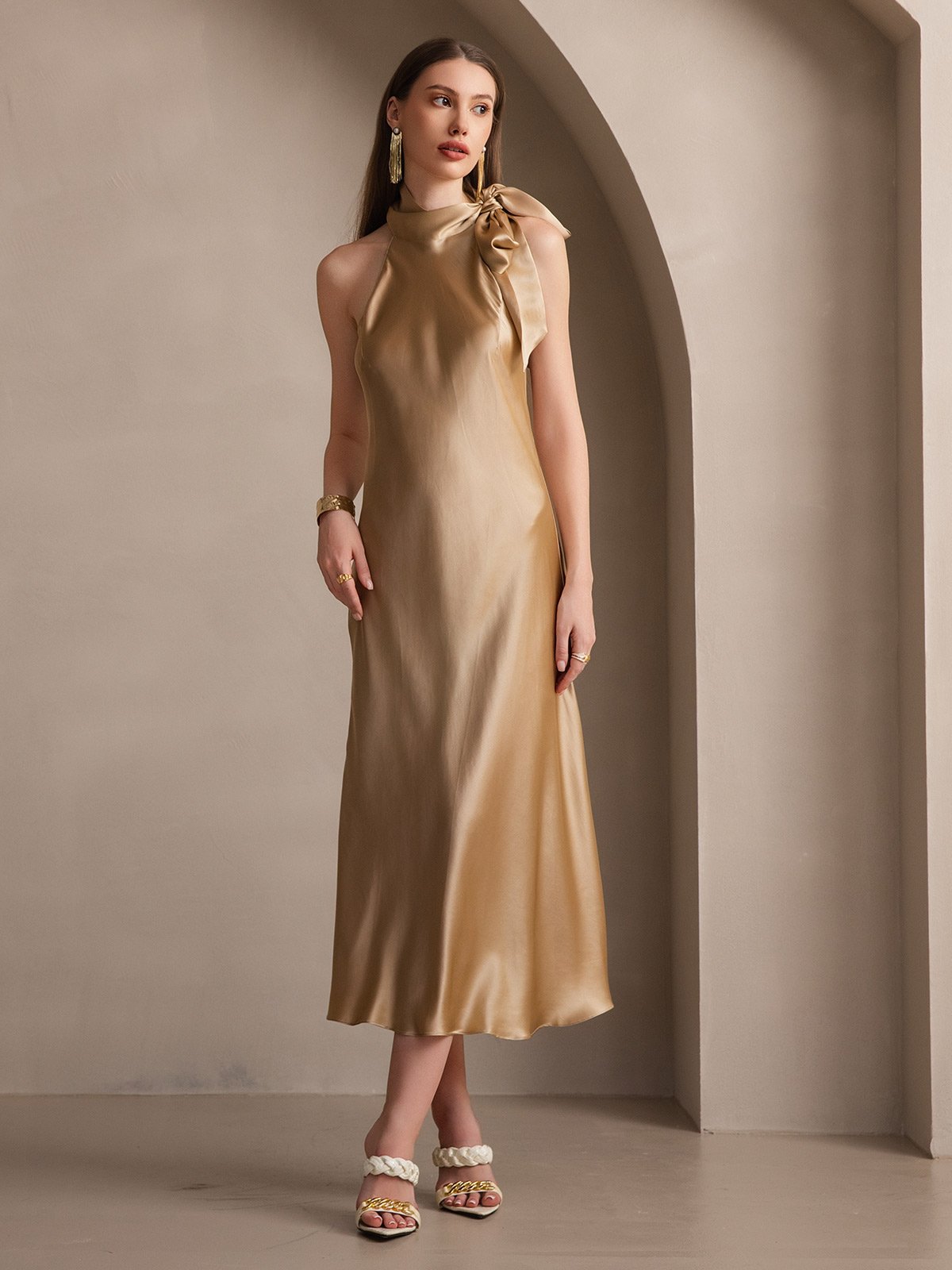 Reyanna™ | Silke Bandhals Maxi Klänning