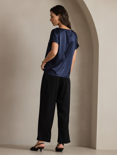 Reyanna™ |Silkesklassisk Avslappnad T-shirt med Kort Ärme