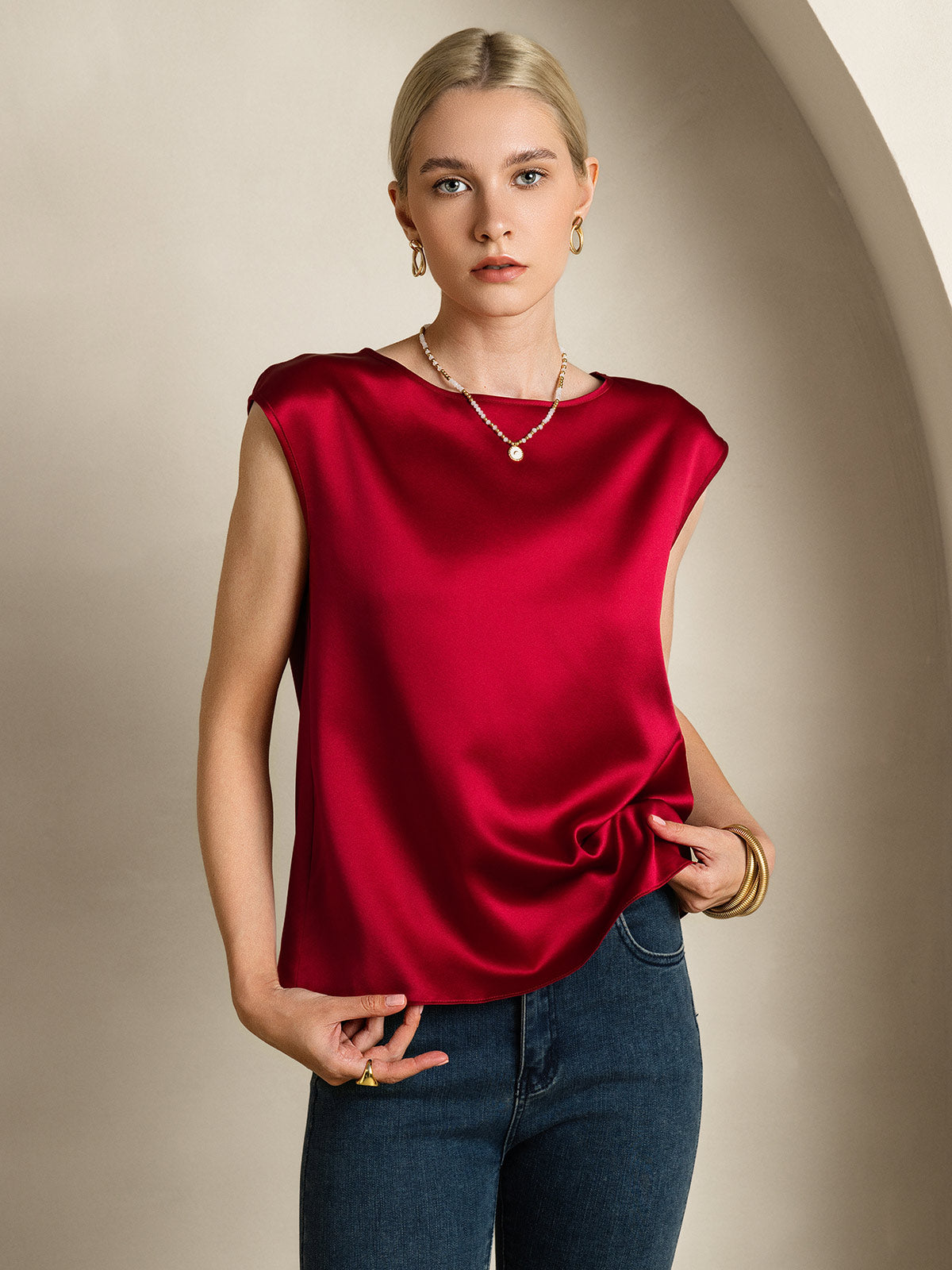 Reyanna™ | Silke Kappärmad Blus