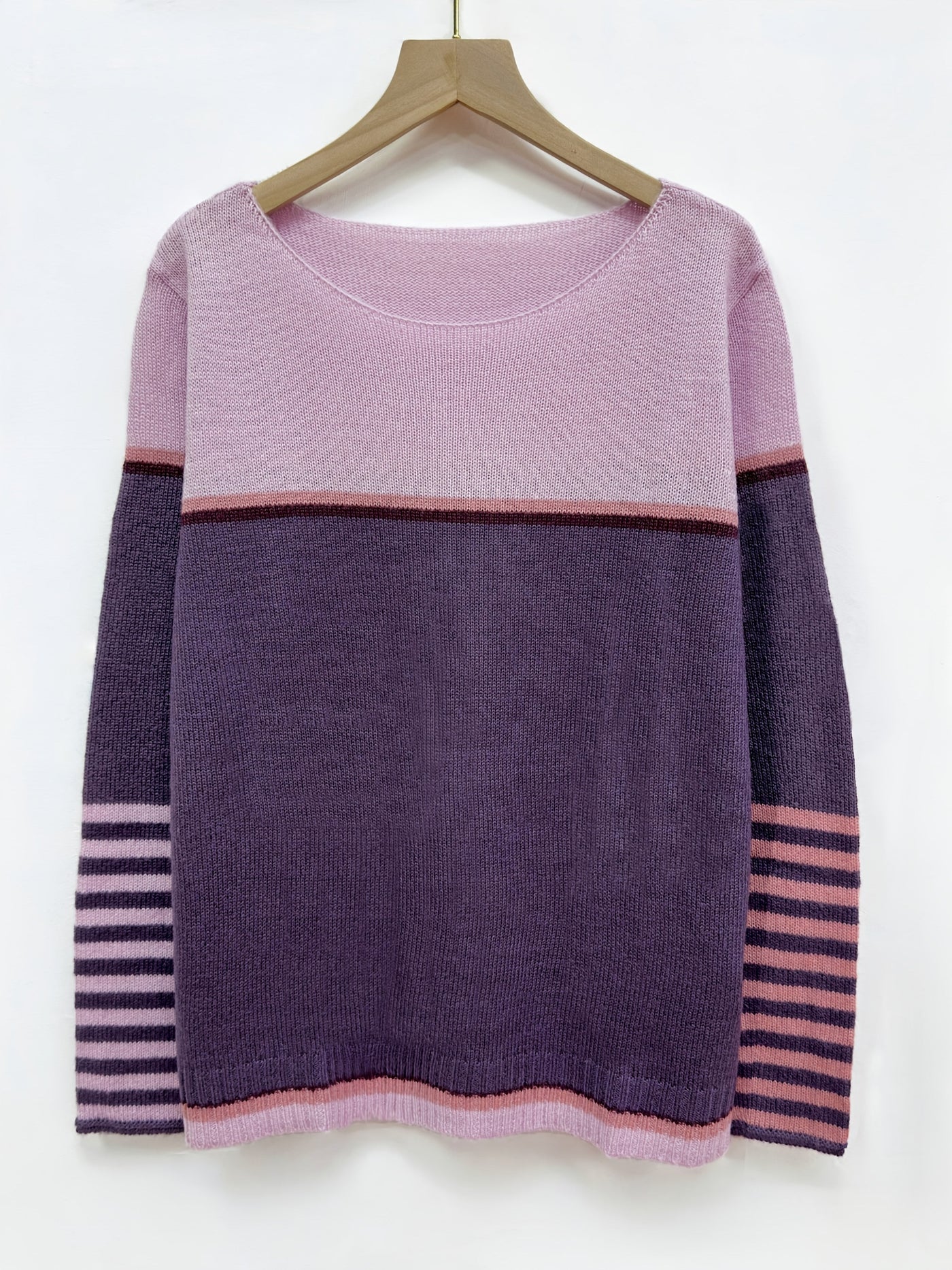 Reyanna |Elly | Elegant cashmere randig tröja