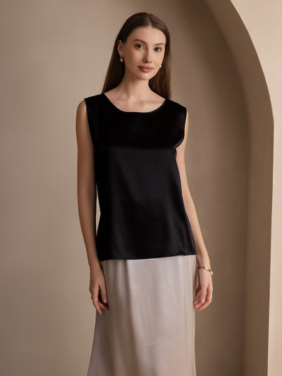 Reyanna™ | Silke Rund Hals Linne