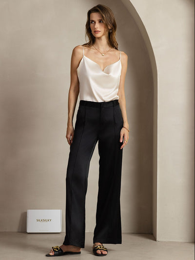 Reyanna™ | Silke Dambyxor Raka Och Med Sidofickor Design